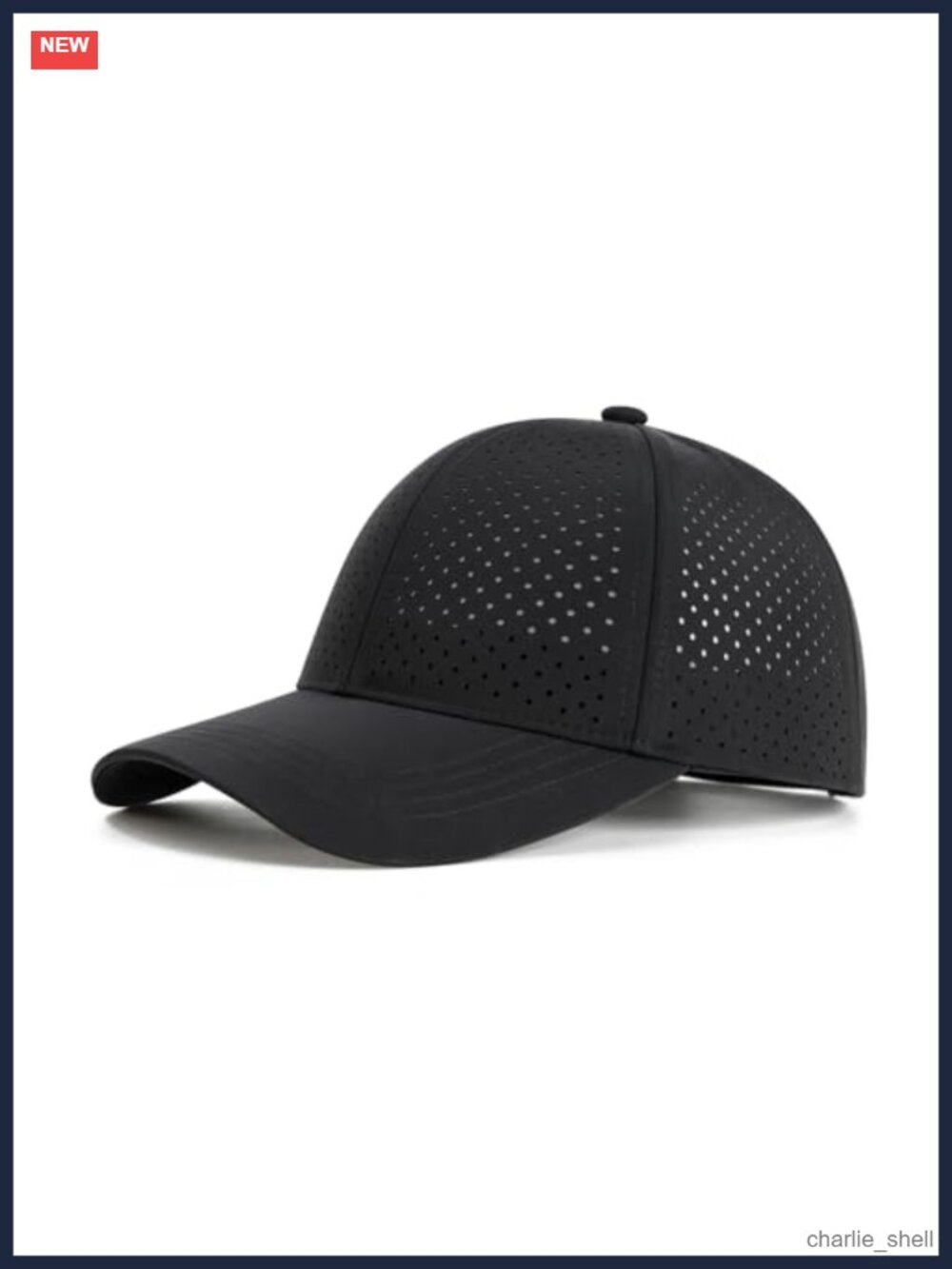 Laser Mesh Breathable Snapback Baseball Cap Adjustable